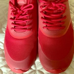 Red Nike sneakers